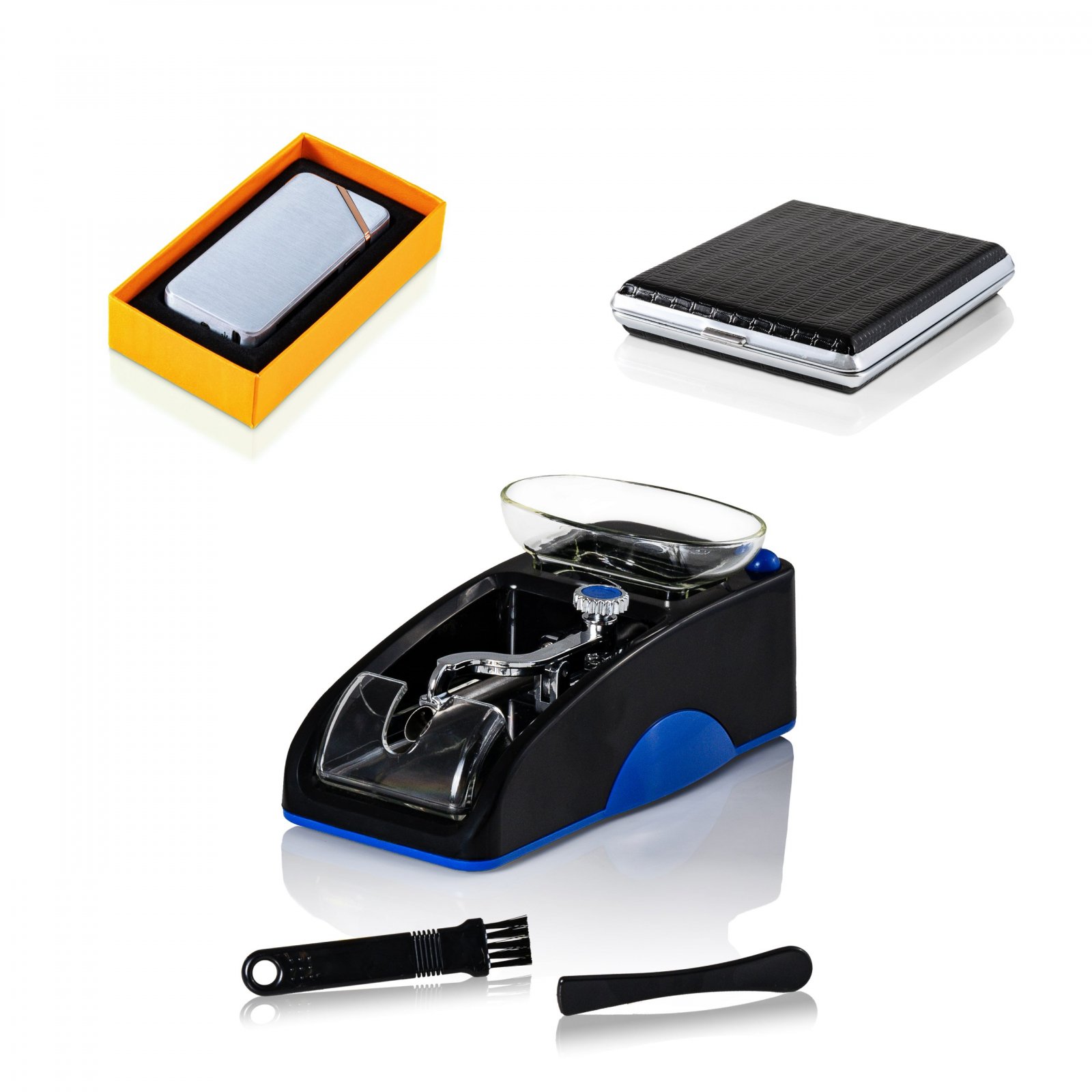 Pachet #3: Aparat injectat electric mic, brichet? USB si tabachera
